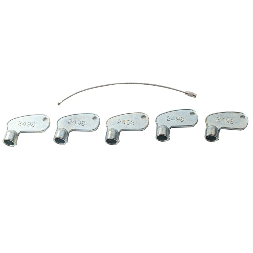 5PCS Ignition Key w/ Key Ring 2498 8-94402498 For Heavy Equipment
