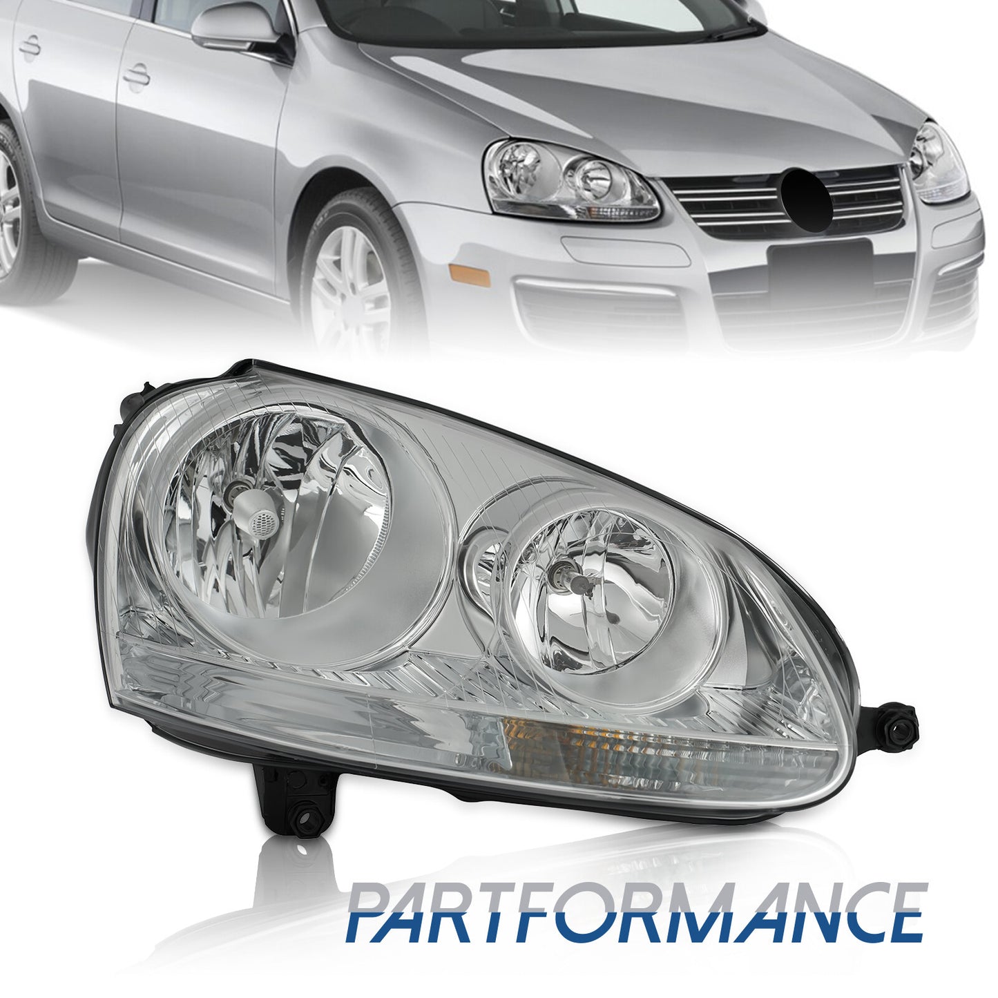 Applicable to 2006-2010 for Volkswagen for Jetta / for Jetta /GTI models with headlights featuring a bulb on the right side.