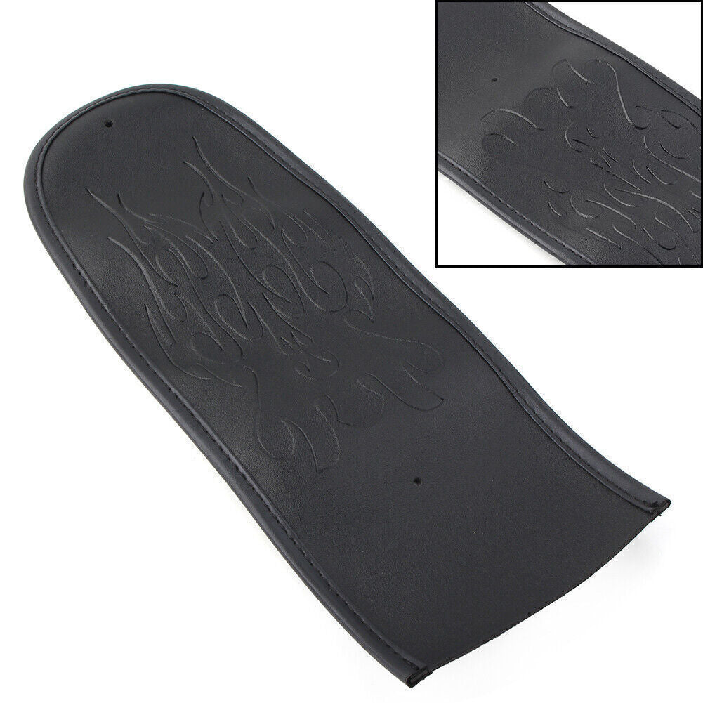 for Harley Dyna Fat Bob Street Glide Flame Stitch Rear Solo for Seat Fender Bib Pad Q