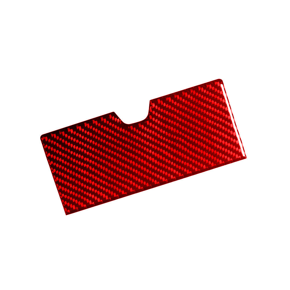 Red Carbon Fiber Floor Console Front Cover Trim for LEXUS RX330 RX350 2004-2009 v
