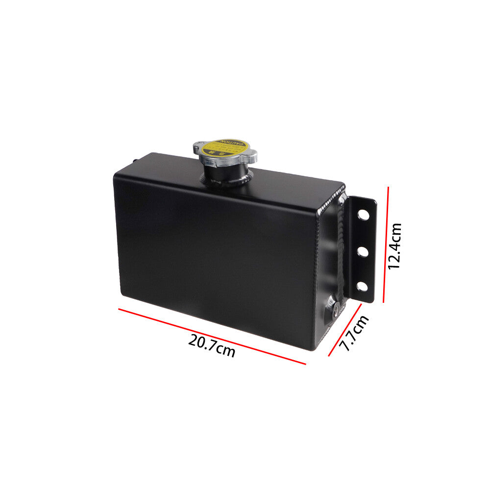 Coolant Radiator Car Overflow Recovery Tank Water Tank Bottle for 240 SX WRX Blk
