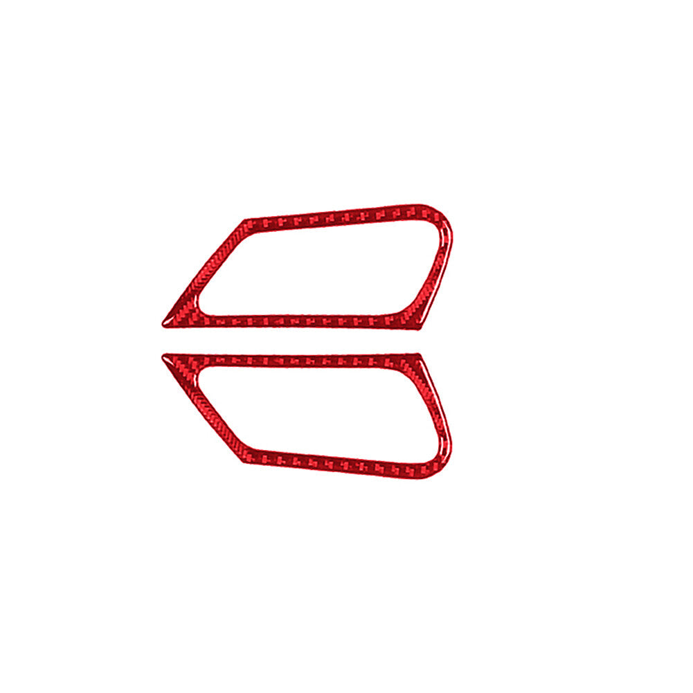 Red carbon fiber front door handle cover trim suits the for Mercedes-Benz W203. (05-07)