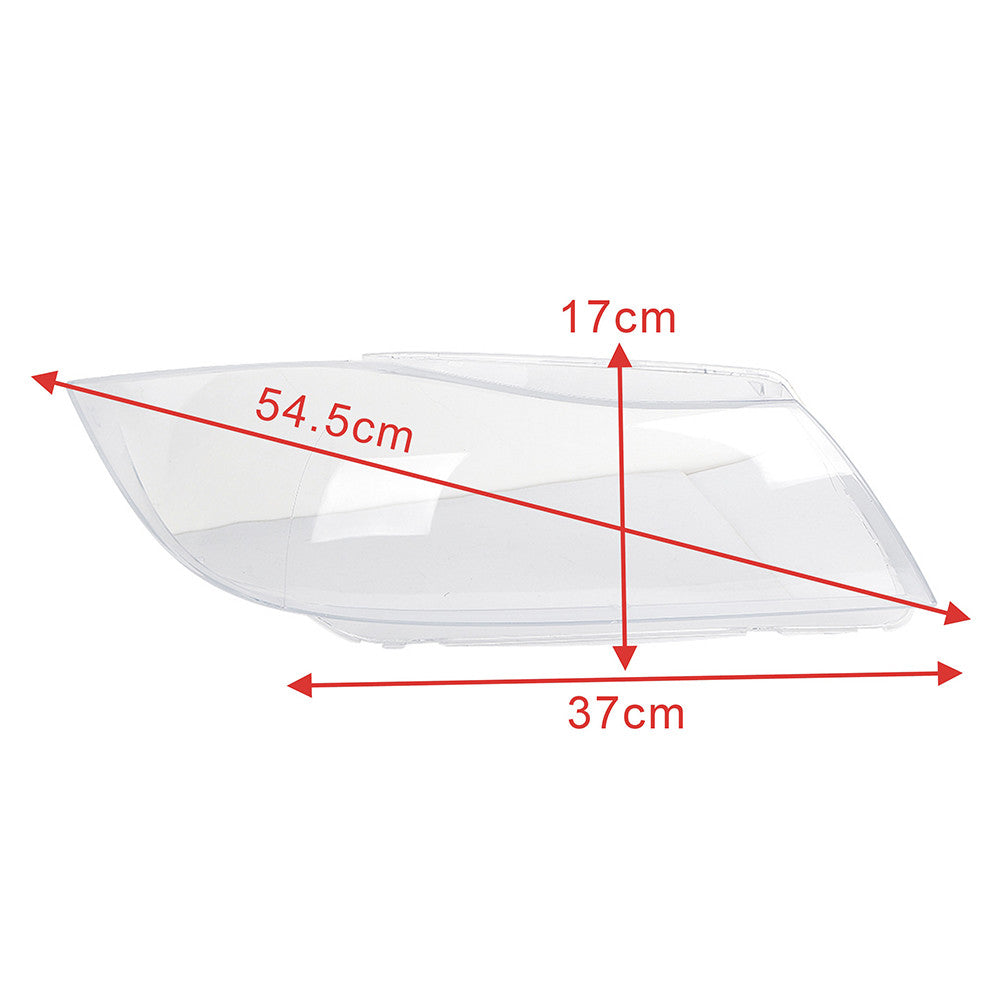 Transparent left and right headlight lens cover protective case for BMW 3 Series E90 2006-2012