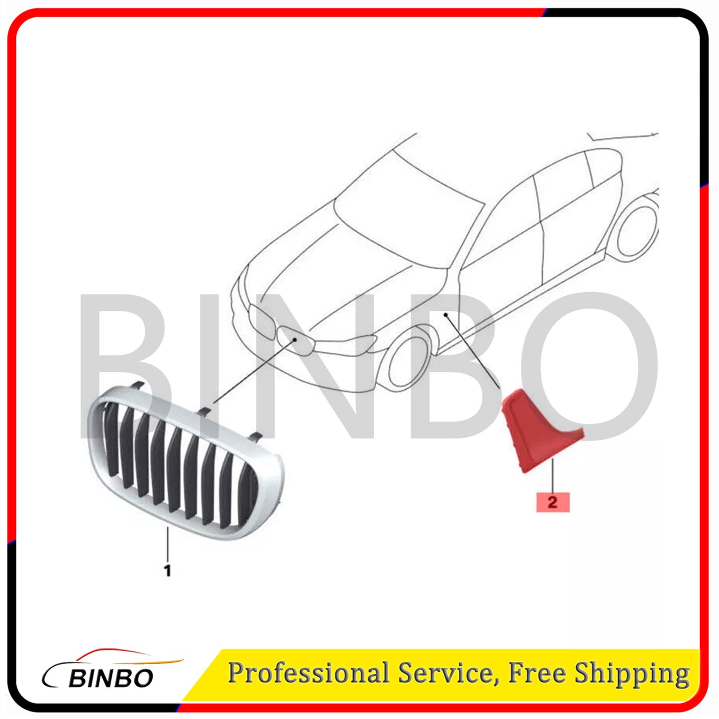 for BMW New 7 Series G11 G12 14-18 Trim Air Duct Sidewall Left 51137347377