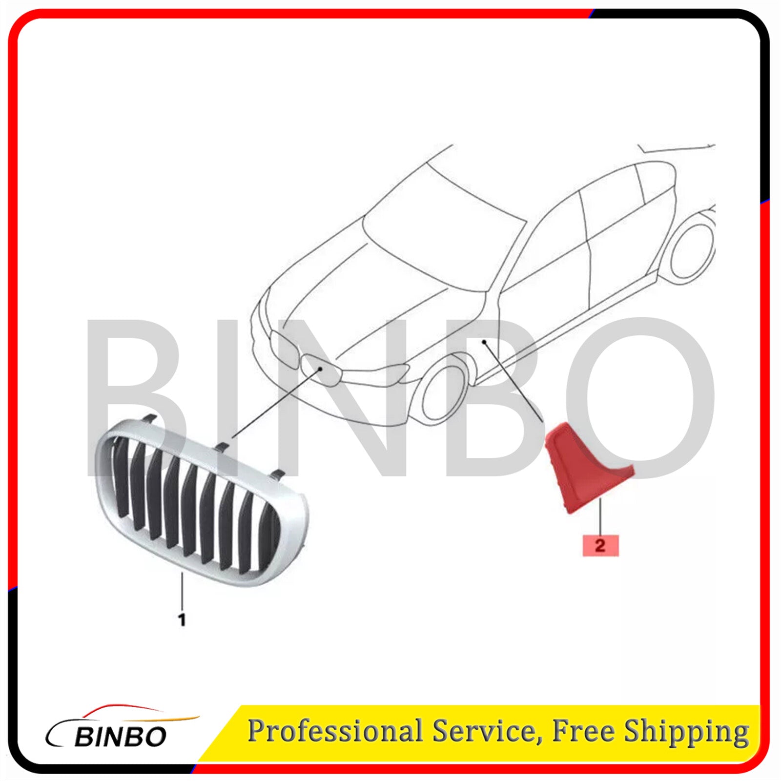 for BMW New 7 Series G11 G12 14-18 Trim Air Duct Sidewall Left 51137347377
