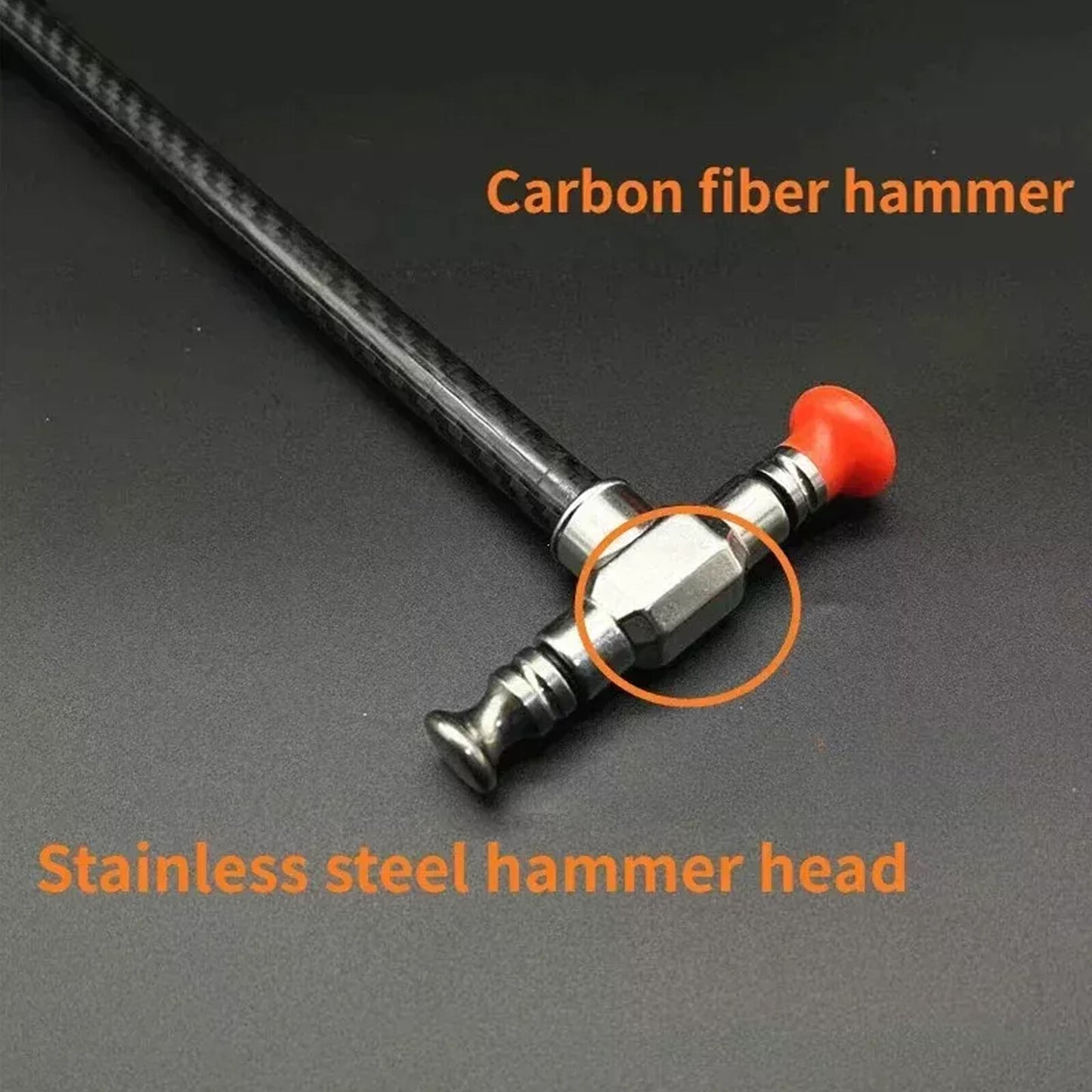 Car Dent Repair Hammer Body Repair Leveling Hammer Replaceable Repair ToolKO