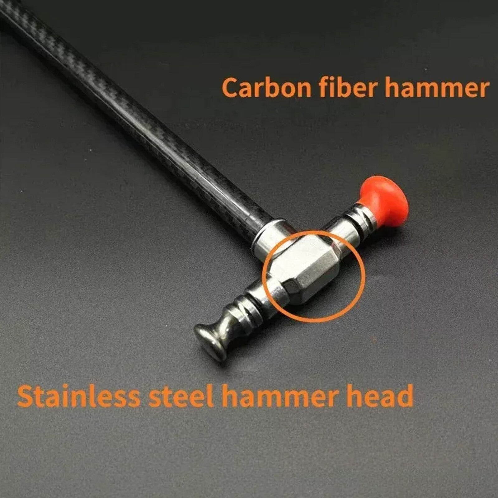 Car Dent Repair Hammer Body Repair Leveling Hammer Replaceable Repair ToolKO