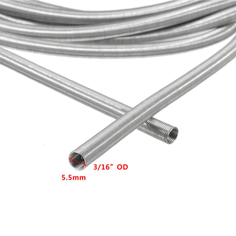 4-meter steel wire brake line, gravel protection, spring tool suitable for 3/16 tubing hose - n