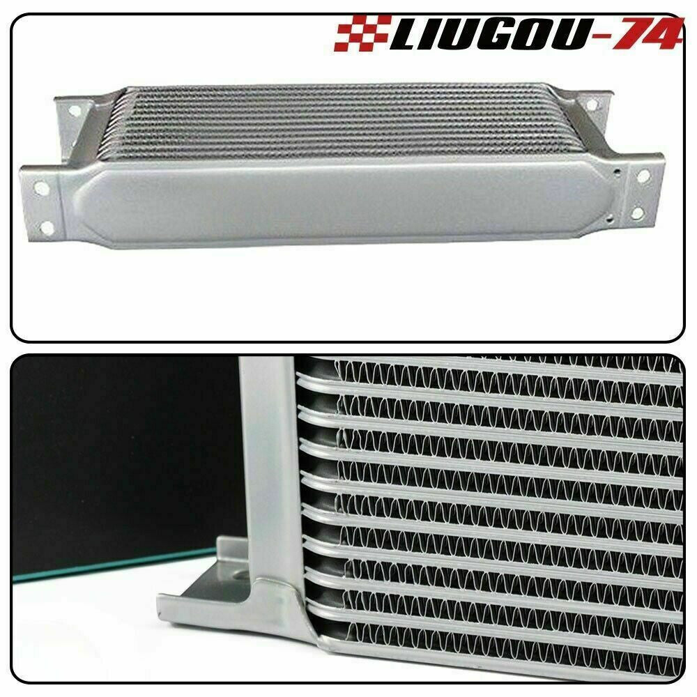 Suitable for 25-row AN10 engine transmission aluminum oil cooler, black, . Q
