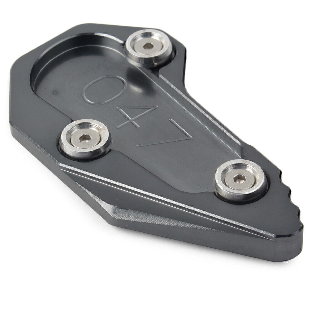 1pc Kickstand Side Stand Enlarger Plate for BMW R1200RS 1200R 2015 2016 Grey Q