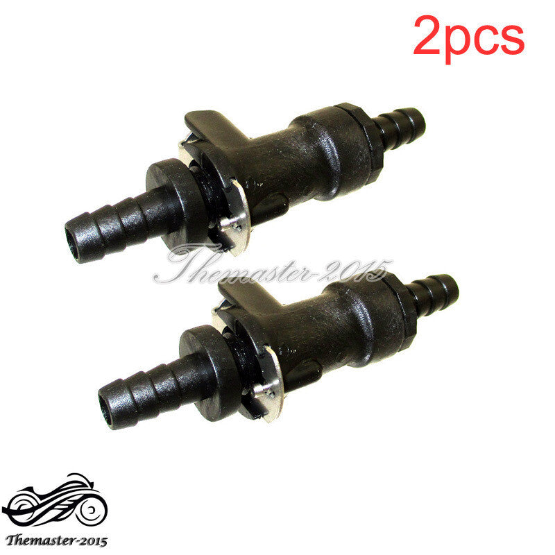5/16 Fuel Gas Line Quick Connect Disconnect Fit ATV Single Shut Off Motorcycle Q