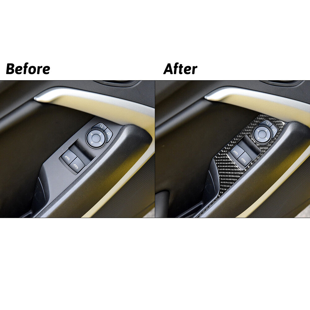Suitable for Mazda 3 Axela 2019-2023 carbon fiber internal A-pillar ventilation mask 2P- v