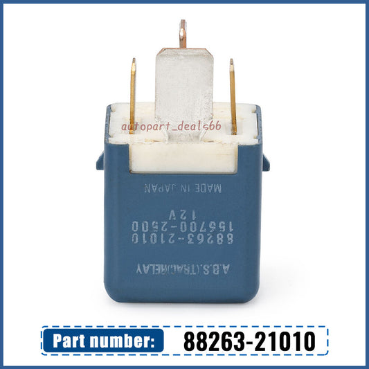 2x 88263-21010 156700-2500 8826321010 ABS (TRAC) Relay for Toyota for Lexus for Scion