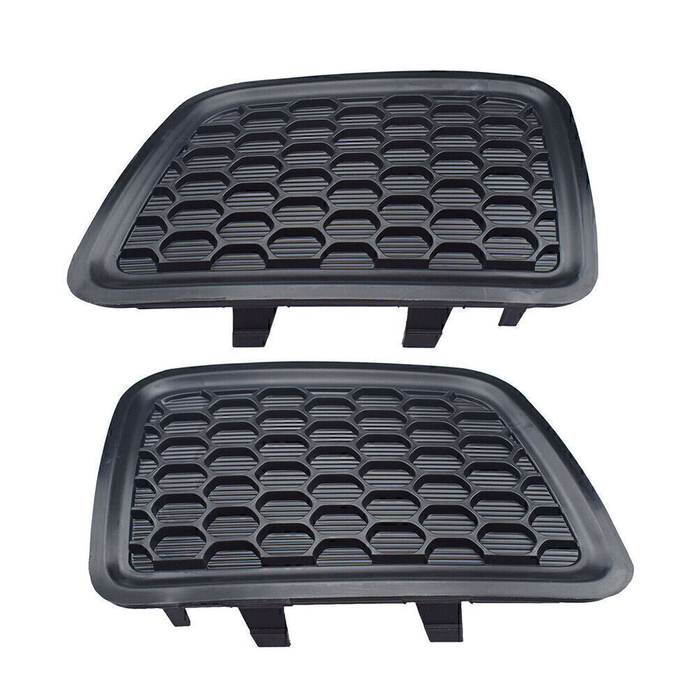 For 2014-2016 for Jeep Grand Cherokee Black Side Lower Grille Tow Hook Insert 2x