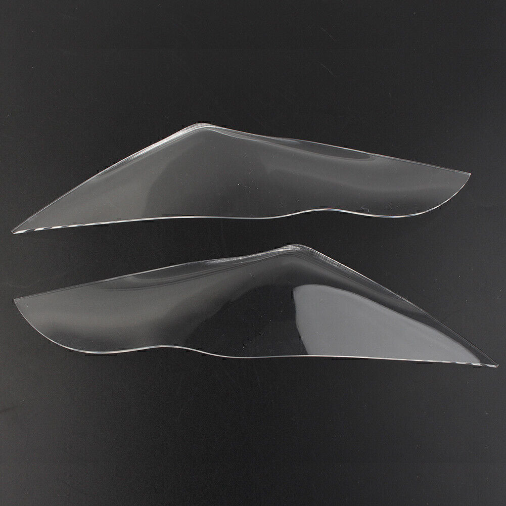 Transparent Front Headlight Guard Shield Screen Lens for KAWASAKI ZX-10R 2011-15 Q