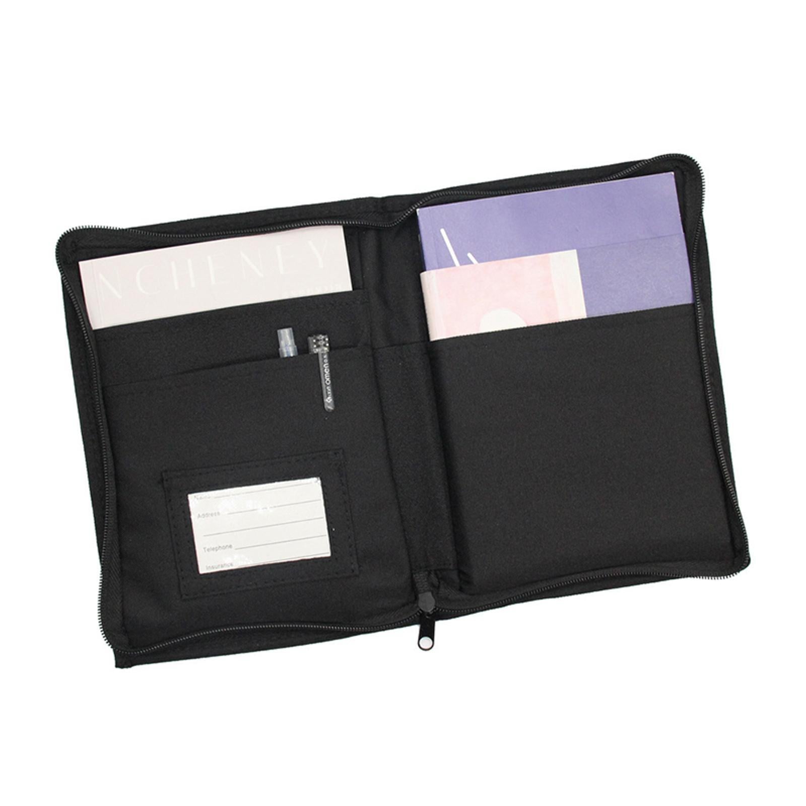 Auto Console Documents Organizer Multiple Car Registration Card Holder Box Bag