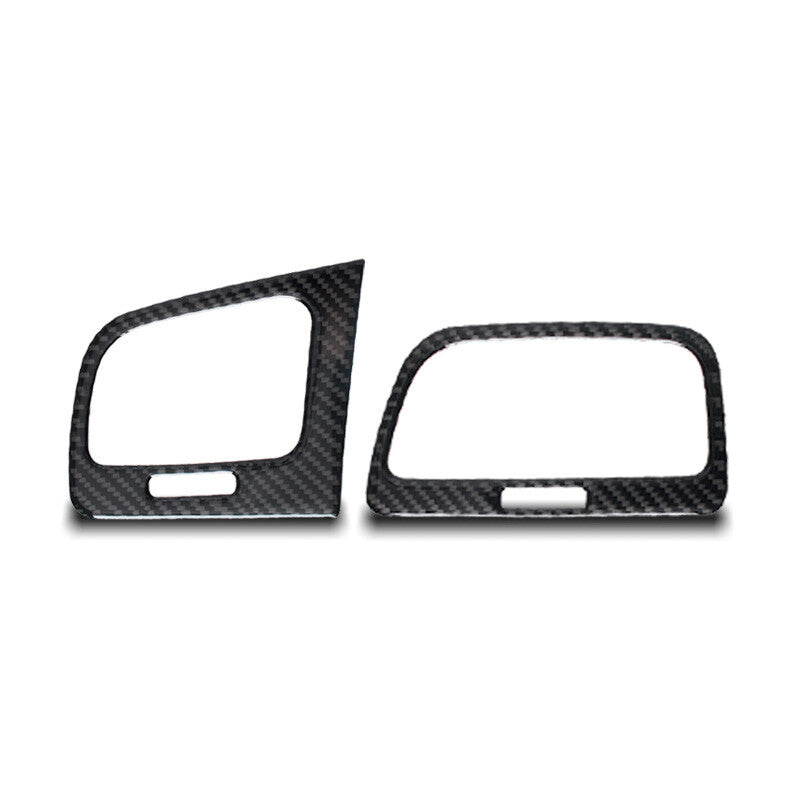 Suitable for Corolla 2020-2023 black titanium console cup holder frame decoration- v