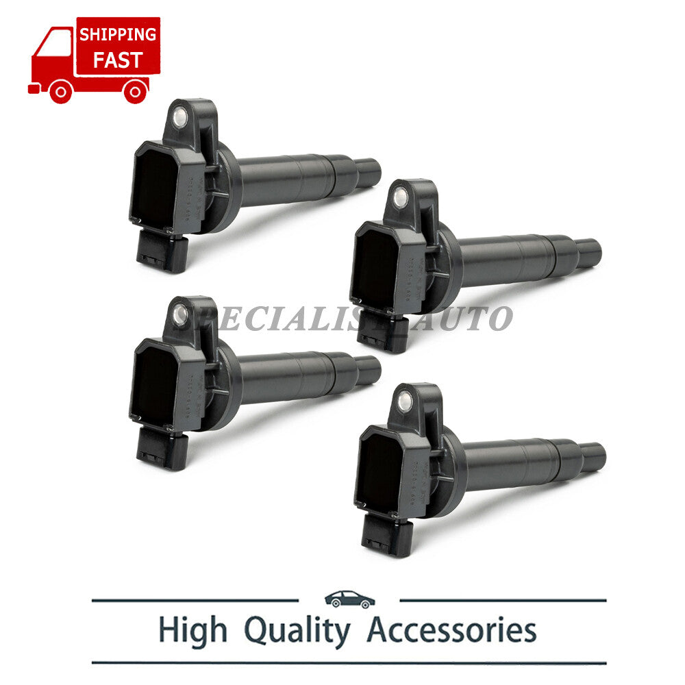 4PCS Ignition Coil 90919-02240 for Toyota Matrix for Camry RAV4 for Scion tC 2.4L 3.0L
