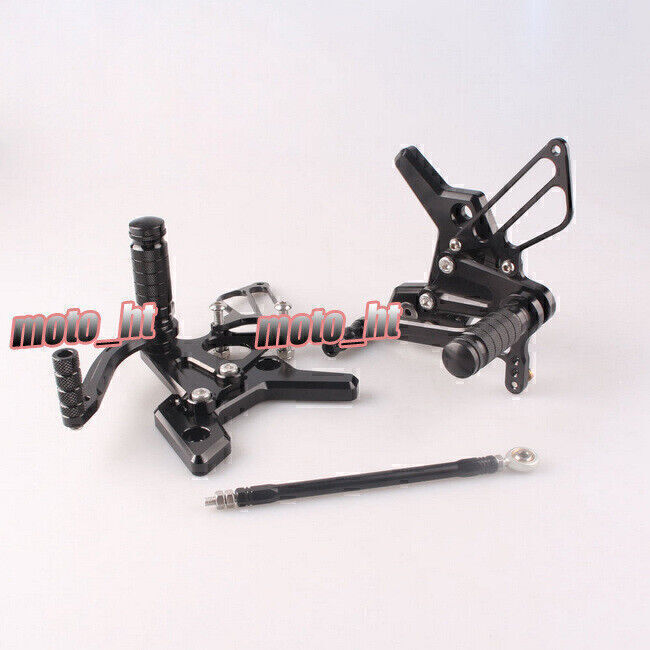 for Kawasaki Z750 2004 2005 2006 Black CNC Motorcycle Rearsets Foot pegs