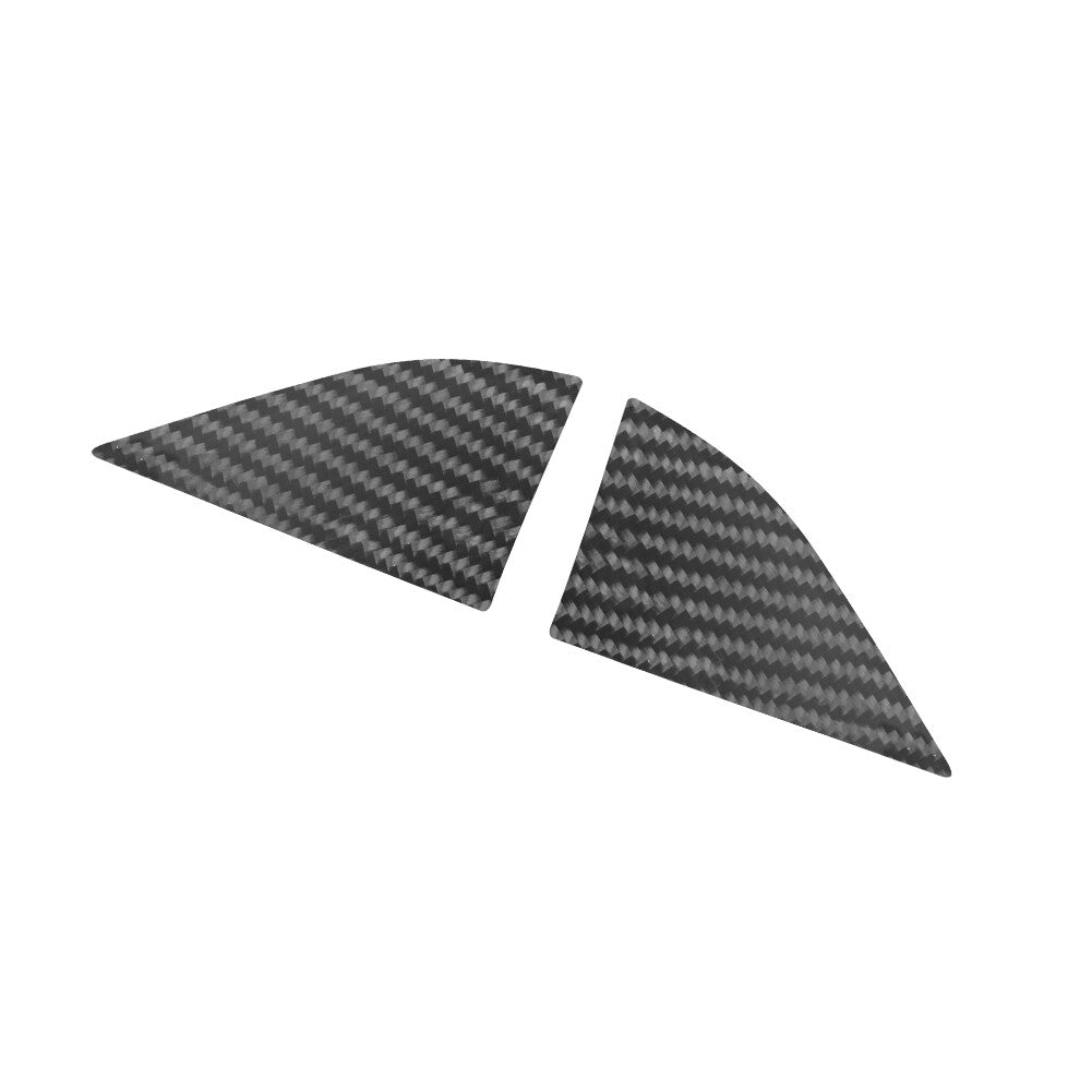 2X Carbon Fiber Front Pillar Panel Trim Cover for Hyundai for Veloster JS 2019-2022