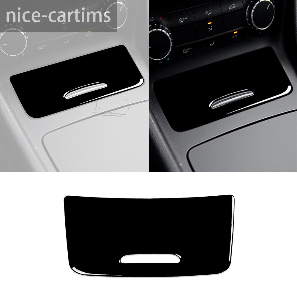 Gloss Black Console Cigarette Lighter Trim for Benz A GLA CLA Class W176 2013-19
