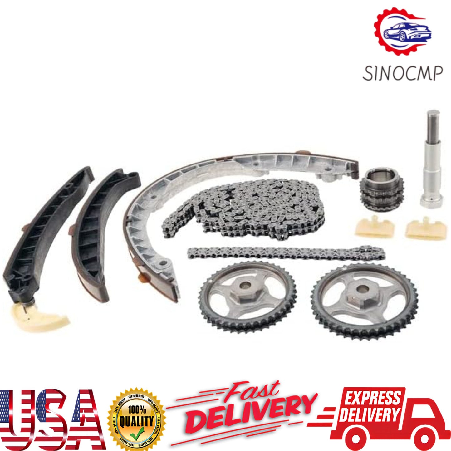 Timing Chain Kit Fit For 4.8L 2008-2016 for Porsche for Cayenne 957 958 for Panamera 970 V8