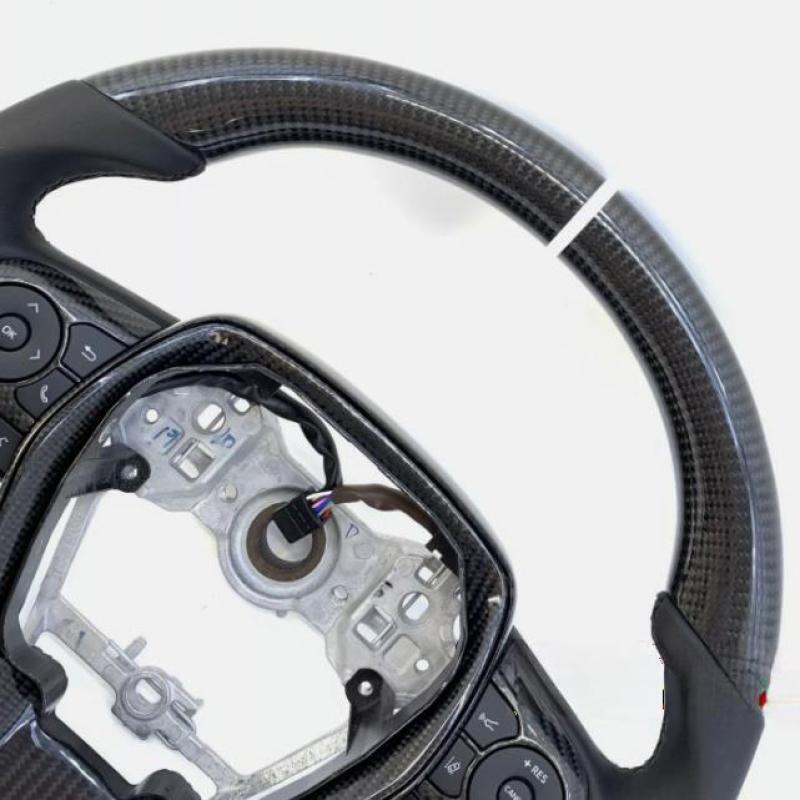 Steering wheel with trim suitable for Toyota for Camry 8th Generation 2018 - 2024 Carbon Fiber