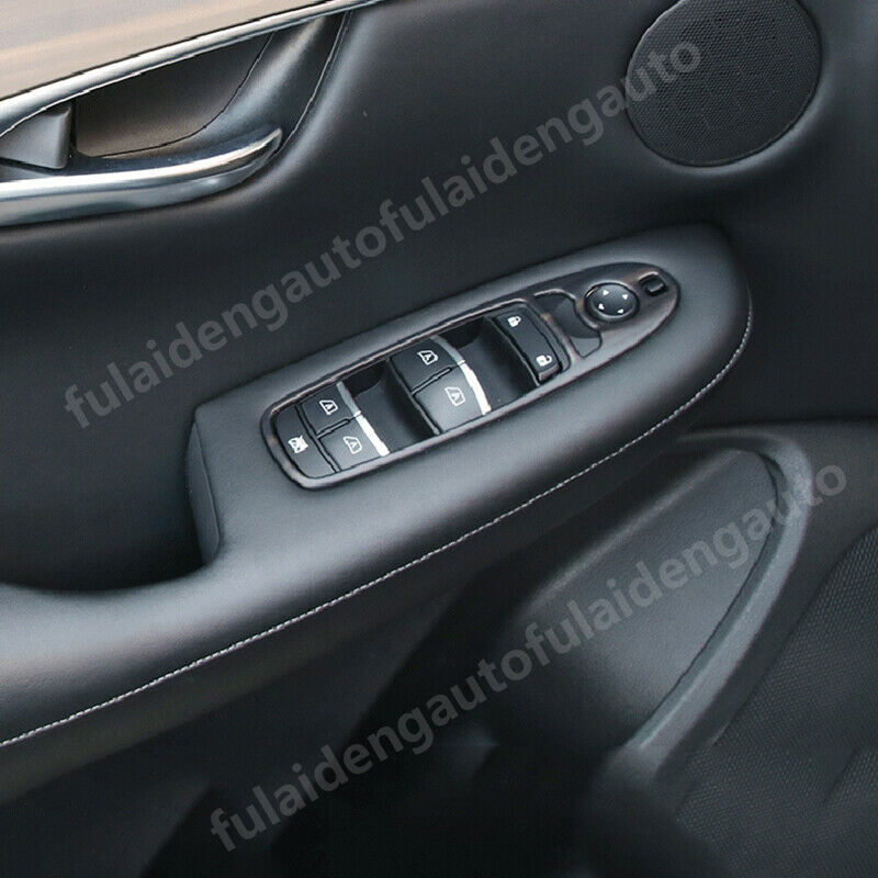 for Infiniti QX50 19-21 Wood grain Door Armrest Window Lifter Switch Cover Trim