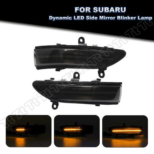 Sequential Side Mirror Signal Lights for 08-14 for Subaru Impreza WRX STI Forester- v