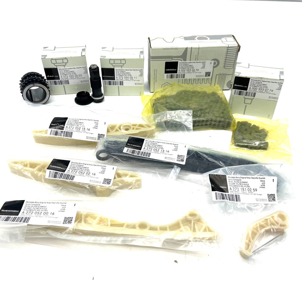 Timed chain kit for Mercedes-Benz W203 W164 R171 R230 E350 M272 engines - Brand new Q