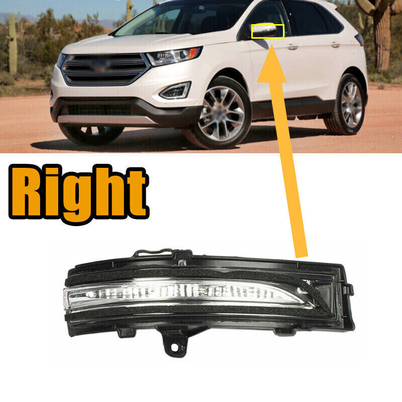 1pc Right Side LED Rear View Mirror Signal Lamp Fit  for ford  Edge 2015 2016-2019