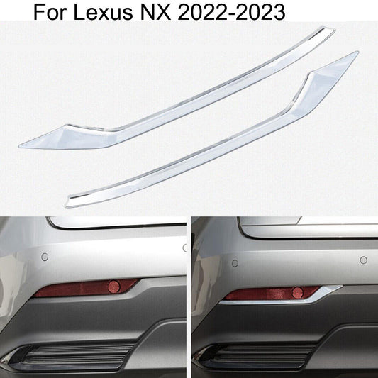 Rear Fog Light Moulding Cover Strip Trim for Lexus NX250 NX350h NX450h 2022-2024