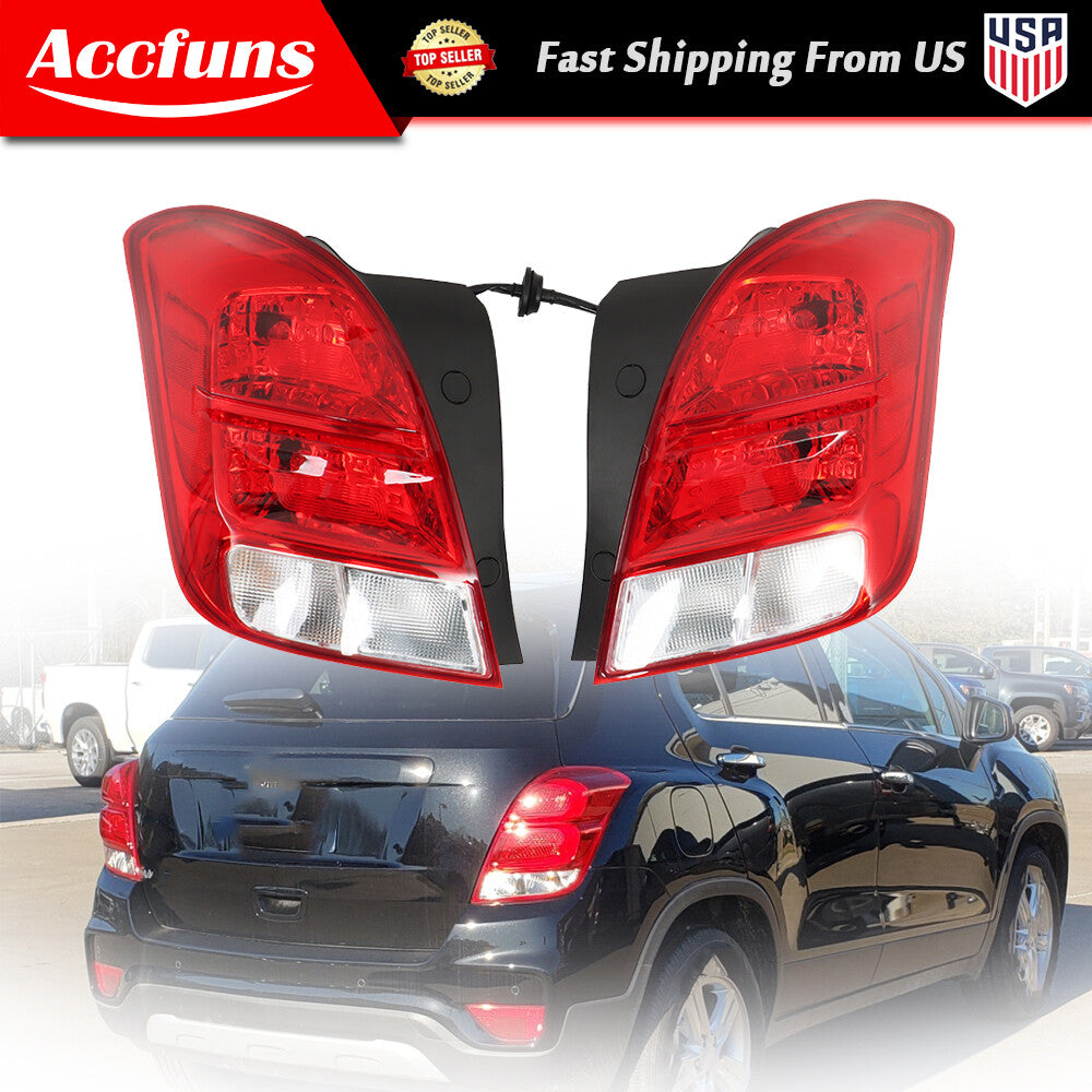 Left + Right Rear Halogen Red Taillight Assembly for Trax 2013 - 2019 n