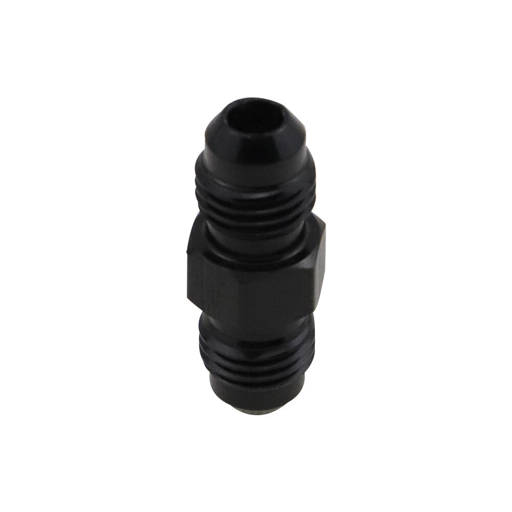1-pack - 4 AN male flash connector to - 4 AN male flash coupler accessories black aluminum