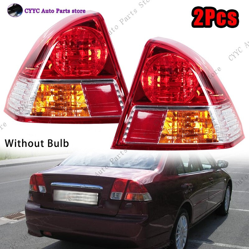 2X Tail lamp Tail Light Assembly no Bulb for Honda for Civic ES1 ES5 ES7 ES8 2003-05