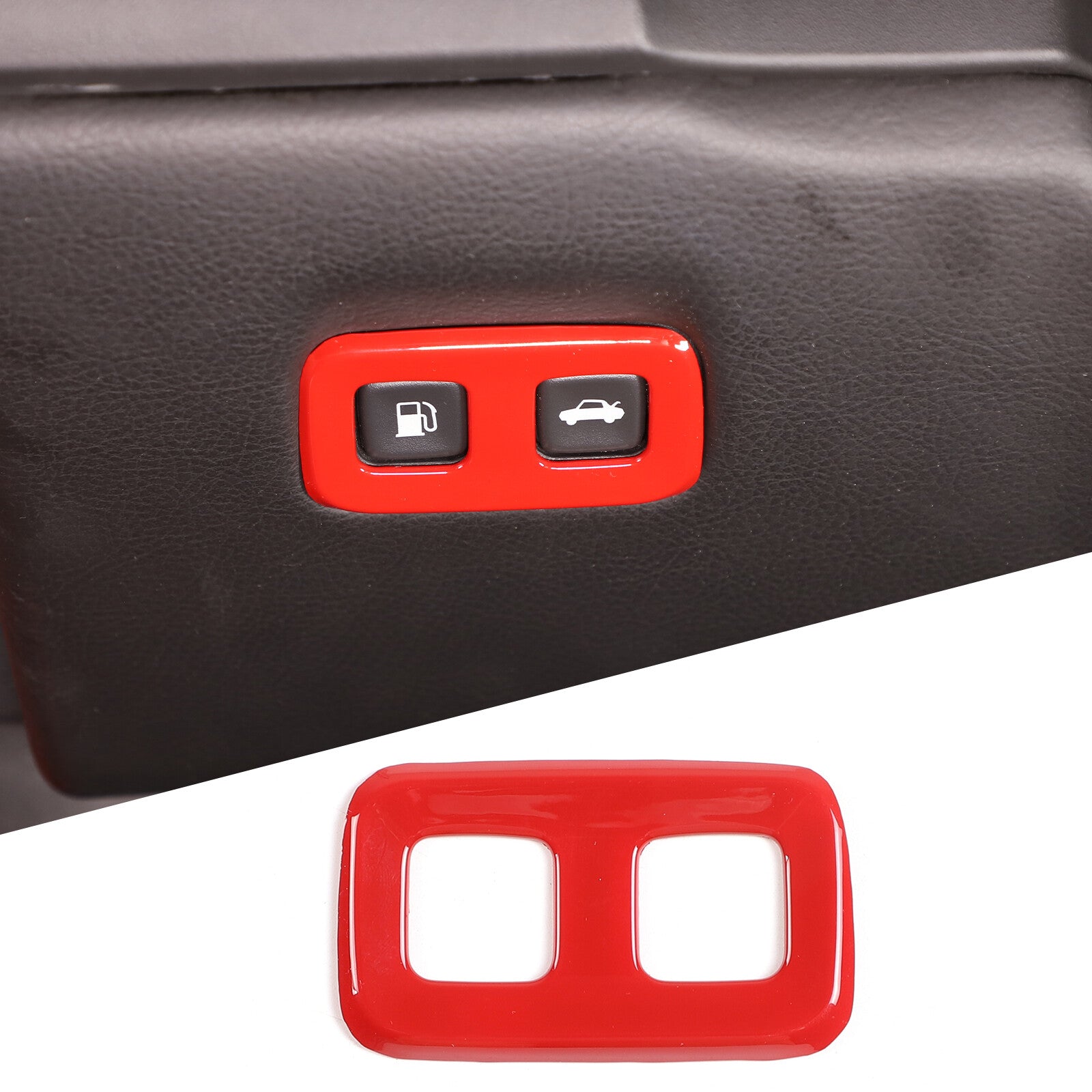 ABS red window lift switch button decorative frame suitable for Titan 2016-2023- v
