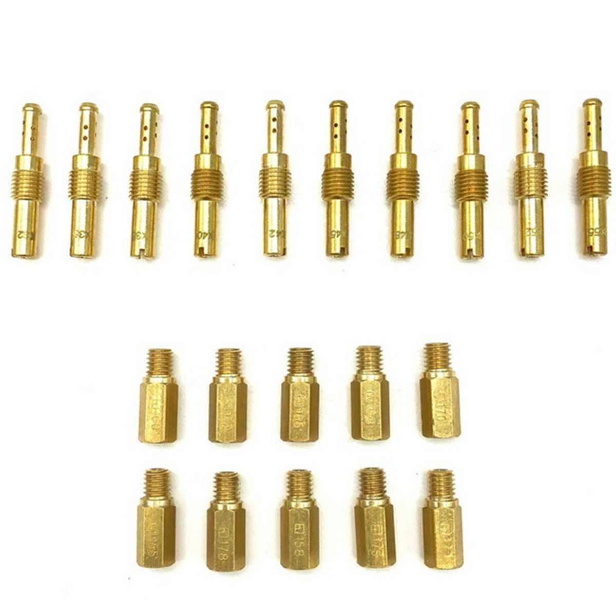 Motorcycle Main Jets w/Slow Pilot Jets Kit For PWK PE Keihin OKO CVK Carburetor Q