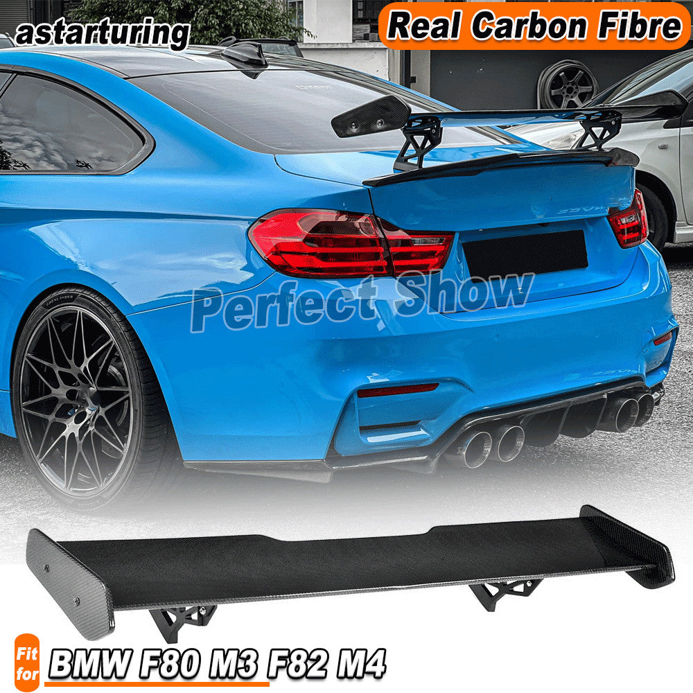 Fit for BMW F80 M3 F82 M4 2014-2017 REAL Carbon Rear Trunk Spoiler Lid Boot Wing
