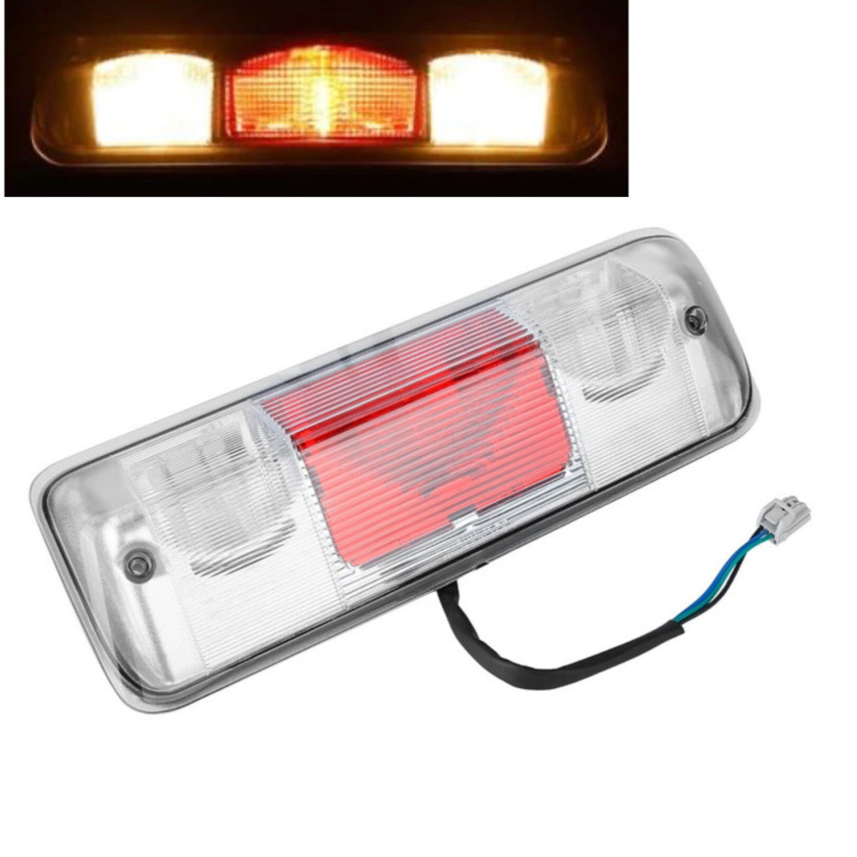 Fit For 2004-2008 for Ford F150 Third 3rd Brake Light Cargo Lamp Bar High Mounted