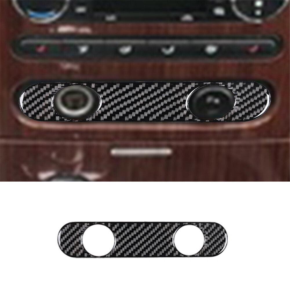 1pcs for Ford F-150 FX4 Red Carbon Fiber Cigarette Lighter Panel Interior Trim B