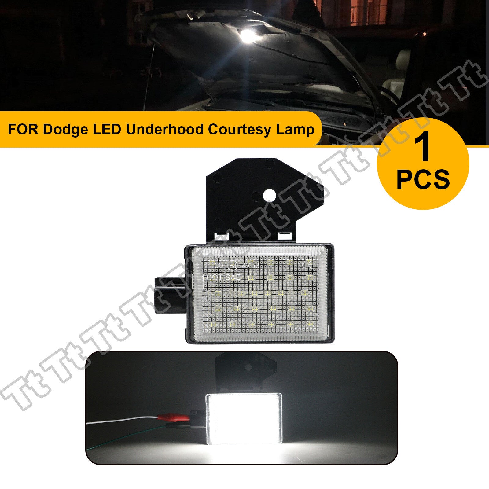 LED Underhood Courtesy Lights for for Dodge for RAM Charger for Jeep for Wrangler for for CHRysler - v