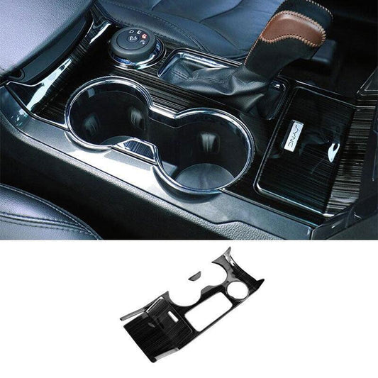 Central Console Gear Shift Panel Trim for Ford Explorer 2016-2019 Black Titanium