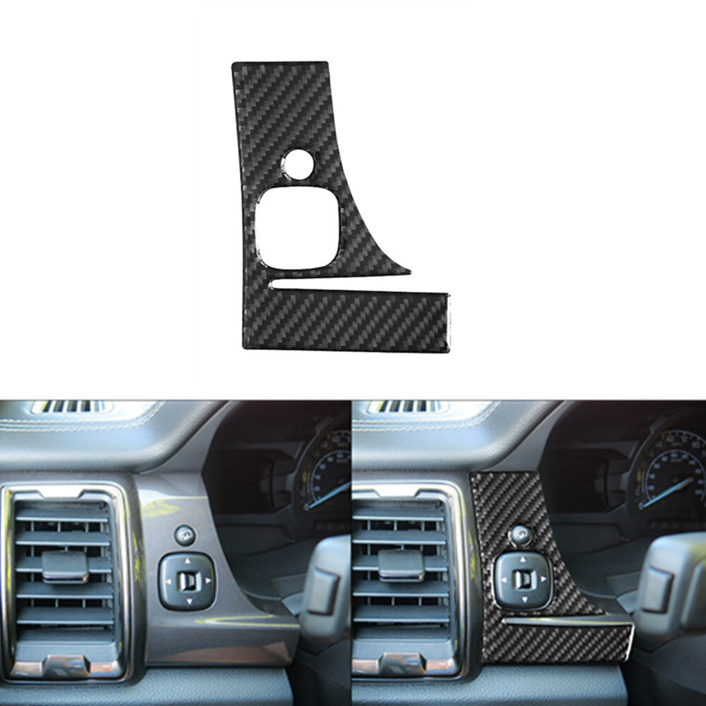 Carbon Fiber Overhead Console Control Trim Cover for Cadillac CTS 2003-2007 v
