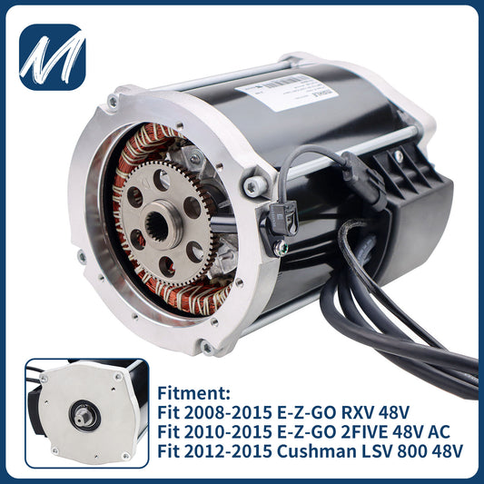 Fits EZGO 2008-UP Electric RXV 2FIVE for Golf Carts AC Drive Motor 48V 611355 601883 Q