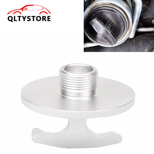 Oil Filter Plug Cap Off Tool for 13-18 for Dodge for Ram 2500 3500 Diesel Silver Q