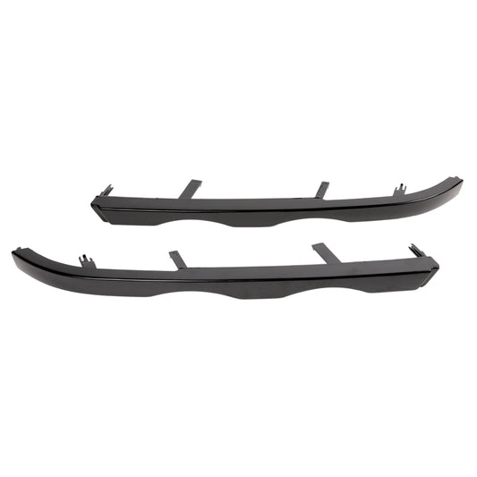 Two-piece front lower headlight molding trim filler for BMW 3 Series E46 4D 1998-2001