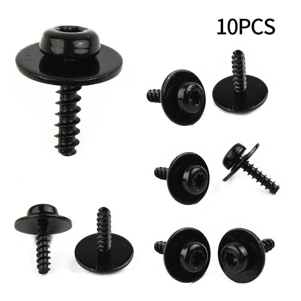 10pcs Screw Bolt 20mm Black for Ford Focus Escape Accessories