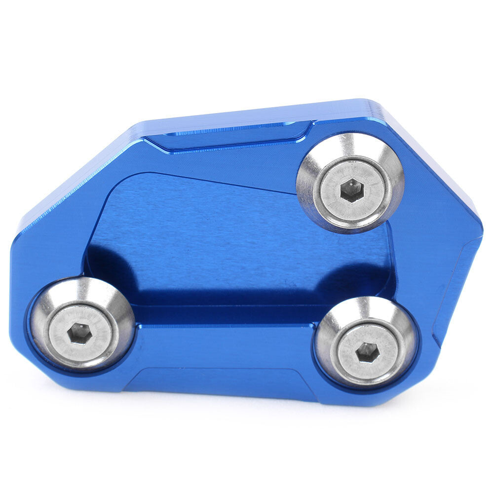 1x Kickstand Enlarge Plate Side Stand Extension Pad Fit for BMW S1000R 14-2016 Blue Q