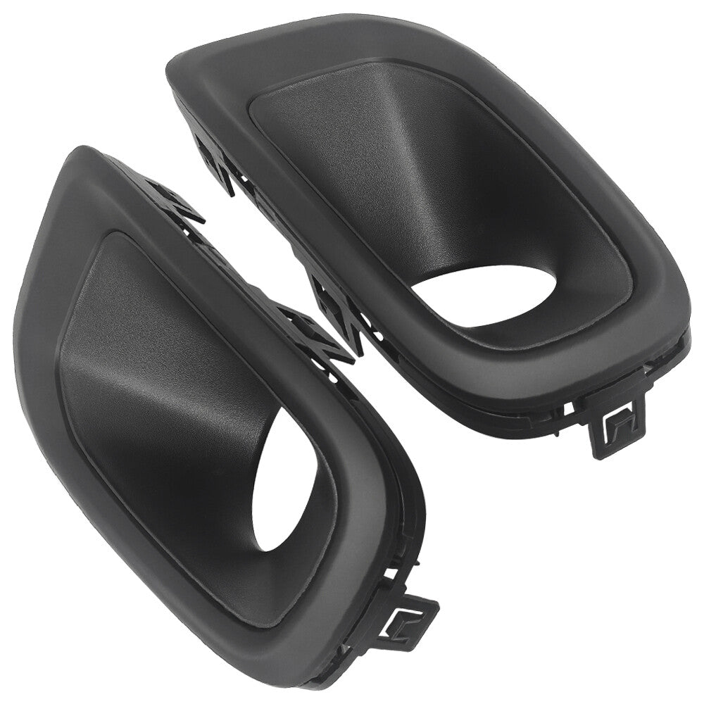 2Pcs Front Left+Right Bumper Fog Lights Bezel Cover For 2015-2018 Renegade