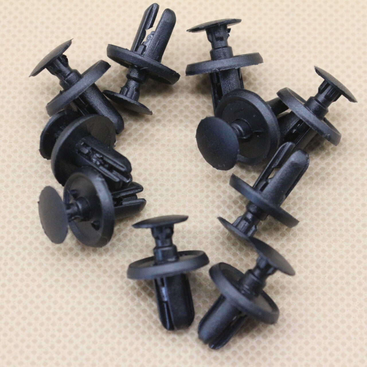 10x Front Headlamp Push Rivet Clips 6mm Hole Retainer for Subaru 909130013